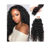 Extensions de cheveux Extensions de cheveux ondulées double face for femmes, perruques Extensions de cheveux à bandes adhésives en cheveu(26 inch)