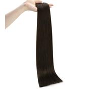 Extensions de cheveux humains à bande de 22 pouces, 20 pièces de trame cutanée en PU Invisible sans couture avec trous, cheveux sans colle(2,24 inch)