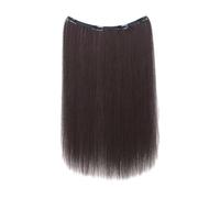 Extensions de cheveux humains à clip - Extensions de cheveux humains sans couture avec clips solides, 50,8 cm de long, lisses et soyeux, solution de coiffage facile pour les femmes qui souhaitent