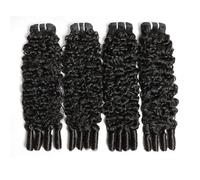 Extensions de cheveux humains bouclés birmans en spirale, vierges et non traités, for femmes noires Hair Extensions(16 16 16 16)