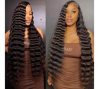 Extensions de cheveux humains brésiliens ondulés 26, 28, 30 non traités - Couleur naturelle
