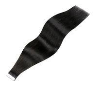 Extensions de cheveux humains brésiliens raides Remy - Extensions capillaires à bande adhésive - 20P et 40P