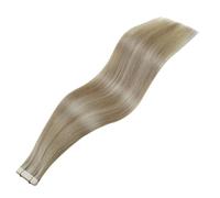 Extensions de cheveux humains brésiliens raides Remy - Extensions capillaires à bande adhésive - 20P et 40P