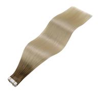 Extensions de cheveux humains brésiliens raides Remy - Extensions capillaires à bande adhésive - 20P et 40P