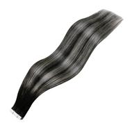 Extensions de cheveux humains brésiliens raides Remy - Extensions capillaires à bande adhésive - 20P et 40P