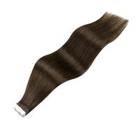 Extensions de cheveux humains brésiliens raides Remy - Extensions capillaires à bande adhésive - 20P et 40P
