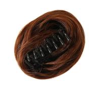 Extensions de cheveux humains désordonnés à clipser - Chignon synthétique désordonné, ondulé, bouclé - Pour femme (33)