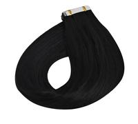 Extensions de cheveux humains Remy à bande brillante, 20 pièces, Extension de mode, trame de peau lisse et soyeuse sans couture, ajoute de la longueur for un usage quotidien(1,20 inch)