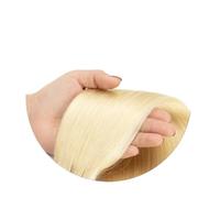 Extensions de cheveux humains Remy lisses à clipser de 14 à 24 pouces, tête complète, lot de 6 pièces Installation et enlèvement faciles(Blonde,16inch)