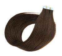 Extensions de cheveux humains Remy naturels, 20 pièces/paquet, trame cutanée sans couture en PU, cheveux épais invisibles(#4,22 inch)