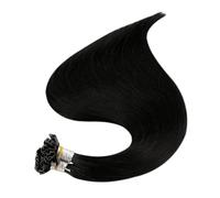 Extensions De Cheveux Humains U Tip, En Kératine Couleur Pure, Pré-collées Facile à Utiliser(50 Strands,1_14INCHES)