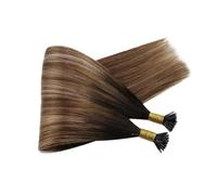 Extensions De Cheveux I Tip Fusion Capsule Kératine 14-22 Pouces Humains Naturels Facile à Utiliser(2-6-12,20inches)