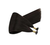 Extensions De Cheveux I Tip Fusion Capsule Kératine 14-22 Pouces Humains Naturels Facile à Utiliser(2 Natural Black,18inches)