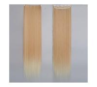 Extensions de cheveux invisibles postiches synthétiques longues et droites perruques de 32 pouces for femmes Wear and Go(27T613)