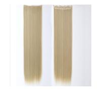 Extensions de cheveux invisibles postiches synthétiques longues et droites perruques de 32 pouces for femmes Wear and Go(24-613)