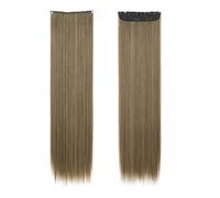 Extensions de cheveux invisibles postiches synthétiques longues et droites perruques de 32 pouces for femmes Installation et enlèvement faciles(10-86)