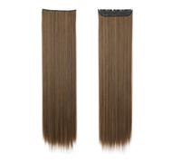 Extensions de cheveux invisibles postiches synthétiques longues et droites perruques de 32 pouces for femmes Wear and Go(2-30)