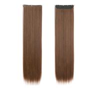 Extensions de cheveux invisibles postiches synthétiques longues et droites perruques de 32 pouces for femmes Wear and Go(4-30)