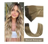 Extensions de cheveux Ligne de poisson Extension de cheveux Invisible Ombre fil Extension de cheveux humains Remy cheveux postiche droite for les femmes Extensions de cheveux à bandes adhésives en che