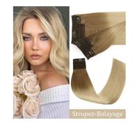 Extensions de cheveux Ligne de poisson Extension de cheveux Invisible Ombre fil Extension de cheveux humains Remy cheveux postiche droite for les femmes Extensions de cheveux à bandes adhésives en che