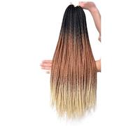 Extensions de cheveux longs et raides en 3 parties for tresses synthétiques, cheveux fins et colorés, ombrés, for femmes(3-15)