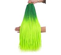 Extensions de cheveux longs et raides en 3 parties for tresses synthétiques, cheveux fins et colorés, ombrés, for femmes(2-21)