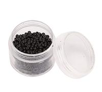 Extensions de Cheveux Micro Boucle, Silicium doublé Micro Anneaux, 1000pcs 3mm X 2mm Silicone Micro Liens Anneaux Perles Cheveux Extension Outil (marron foncé marron foncé)