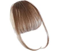Extensions de cheveux naturels à clip, franges françaises, pour un look de fête, texture douce avec clips sécurisés, pour femmes et filles, transformation de mode sans effort