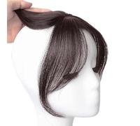 Extensions de cheveux naturels pour couvrir la perte de cheveux blancs - Frange noire - Perruques postiches pour femme avec frange
