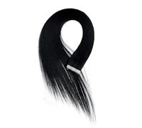 Extensions de cheveux naturels Remy à bande brillante, 18 pouces, trame cutanée sans couture, cheveux invisibles, for femmes, 20 pièces(01,14 inch)