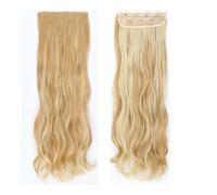 Extensions de cheveux ondulés longs de 32 pouces for femmes, postiches synthétiques souples à clipser for toute la tête Installation et enlèvement faciles(22H613)