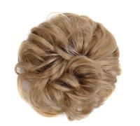 Extensions de cheveux pour chignon désordonné pour femme - Postiche synthétique ondulée bouclée avec élastique - Chouchou en forme de beignet pour femmes et filles (couleur : 4)