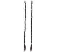 Extensions de cheveux pour filles, perruques de cheval tressées avec pinces à nœud papillon, accessoires de photographie Coser Street, extensions de coiffure prêtes pour le festival