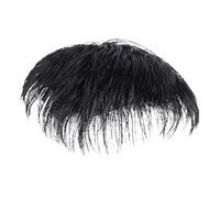 Extensions de cheveux pour homme - Postiche courte pour homme, perruque courte en cheveux humains naturels, solution confortable pour calvitie, noir naturel