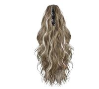 Extensions de cheveux queue de cheval - Extension de queue de cheval bouclée avec barrette, postiche volumineuse - Pour femmes et filles pour cosplay, fête, trajets quotidiens, réunion et apparition