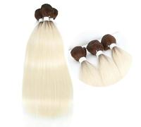 Extensions de cheveux raides Extensions de cheveux ombrés tissage super long 36 pouces faisceaux de cheveux raides entièrement synthétiques pour finir-51-L-28 pouces-70 cm