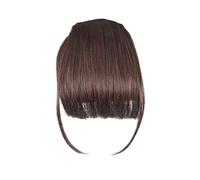 Extensions de cheveux réalistes à clipser pour femmes naturelles frontales wispy extensions de cheveux faux français droit air duveteux franges perruque de cheveux pour un coiffage facile polyvalent D