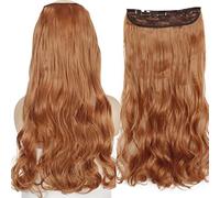 Extensions de Cheveux Synthétiques 32 pouces Une pièce 5 Clips Longue Ligne Droite Haute Température Fibre Noir Brun Postiche-88-30,22inches,Chine