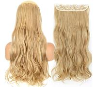 Extensions de Cheveux Synthétiques 32 pouces Une pièce 5 Clips Longue Ligne Droite Haute Température Fibre Noir Brun Postiche-88-27-613,22inches,Chine