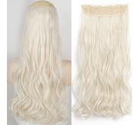 Extensions de Cheveux Synthétiques 32 pouces Une pièce 5 Clips Longue Ligne Droite Haute Température Fibre Noir Brun Postiche-88-60,32inches,Chine