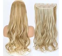 Extensions de Cheveux Synthétiques 32 pouces Une pièce 5 Clips Longue Ligne Droite Haute Température Fibre Noir Brun Postiche-88-24h613,32inches,Chine