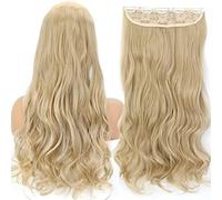 Extensions de Cheveux Synthétiques 32 pouces Une pièce 5 Clips Longue Ligne Droite Haute Température Fibre Noir Brun Postiche-88-24-613,32inches,Chine
