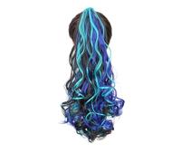 Extensions De Cheveux Synthétiques À Clipser De 50 Cm Queue De Cheval Longue Et Bouclée Accessoire Capillaire Pour Femmes 2H20ch61c