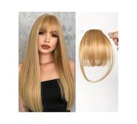 Extensions de cheveux synthétiques à clipser, postiches courts, bruns et noirs, accessoires for femmes Hair Extensions(Light Honey Blonde)