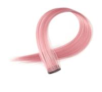 Extensions de cheveux synthétiques avec pince pinces à cheveux droites résistantes à la chaleur pinces à cheveux d'extension colorées pour femmes-19-22 pouces-CHINE-6 pièces