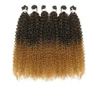 Extensions De Cheveux Synthétiques Bouclés Tissages Extensions De Cheveux Longs Doux Et Naturels Pour Femmes MT1B-27 24 Inch 6pcs