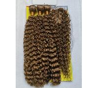 Extensions de cheveux synthétiques Jerry Curly, faisceaux de tissage - 3 faisceaux de 22 pouces avec une fermeture, 230 grammes (Jerry Curly #27)