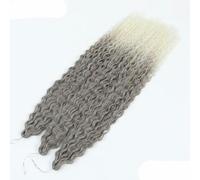 Extensions de cheveux synthétiques ondulés au crochet pour femmes, boucles afro, tresses au crochet, rose ombré, T10, 60, 30 pouces, 75 cm, 5 pièces/lot