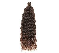 Extensions De Cheveux Synthétiques Ondulés Au Crochet T1B30 18 Inch 6Pcs