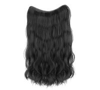 Extensions de cheveux synthétiques pour femmes. Transformation élégante chez les femmes qui se renforcent et mettent en valeur votre costume de manière charmante
